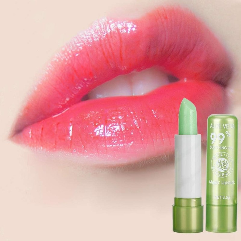 YUYTE Bálsamo para Labios Que Cambia de Color, Brillo de