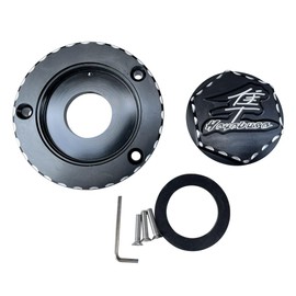 Billet Aluminum CNC Gas Fuel Tank Cap Cover Compatible with Suzuki Hayabusa GSXR1300 2008-2020