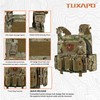 Tuxapo Tactical Molle Quick Release Buckles Vest with Triple mag