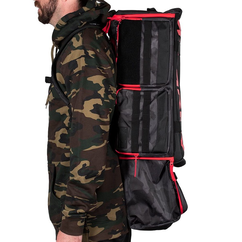 HK Army Expand Backpack Paintball Gearbag - Shroud Black/Red