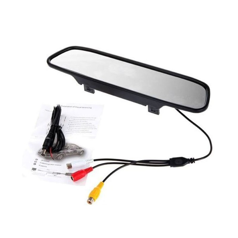 4.3" TFT LCD Car Rear View Mirror Monitor Kit +