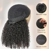 VIVIBABI Afro Kinky Curly 3 In 1 Half Wig Human