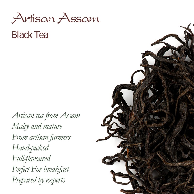 Assam Black Tea from India - Artisan Big Leaf Golden