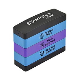 Trodat 3-in-1 Teacher Stamp For Marking Children's Schoolwork And Homework – Version 4,44mmx13mm