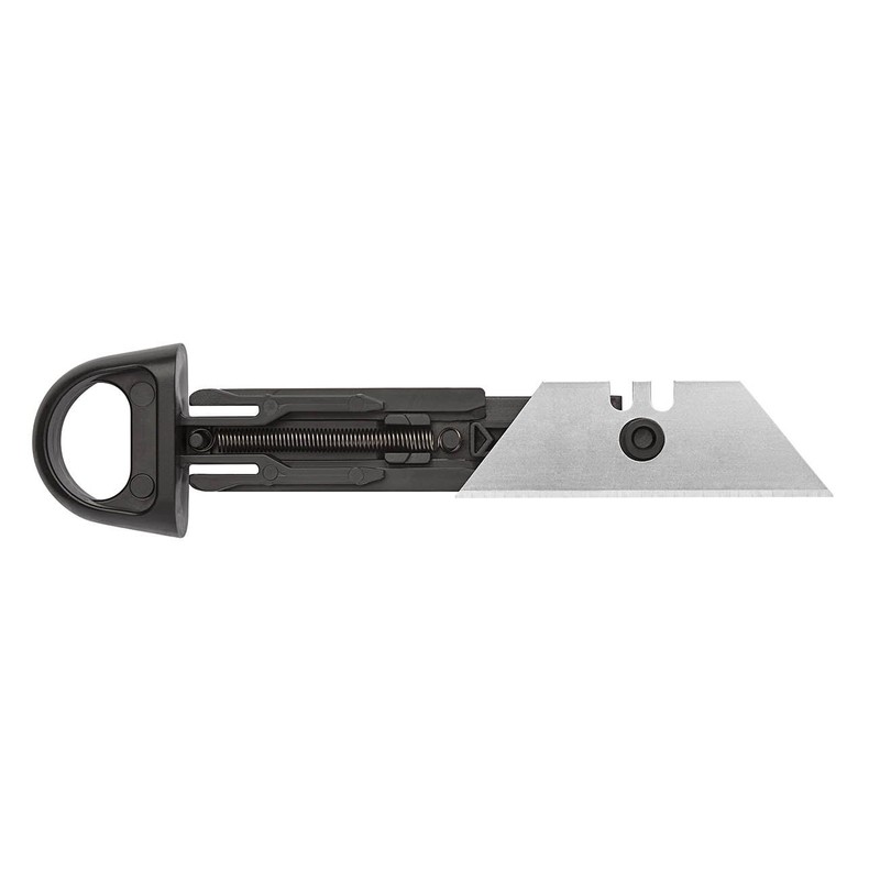 Wedo 78820 Safety Cutter (aus Metall auch für Linkshänder) schwarz/silber