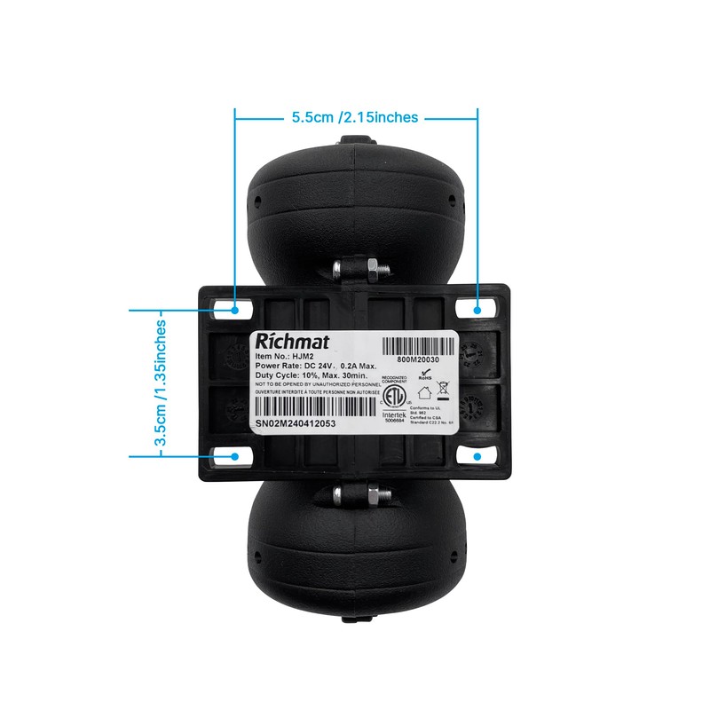 Uetmulik Adjustable Bed Richmat Massage Motor Model HJM2 Replacement for