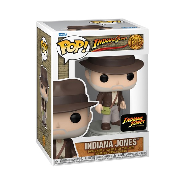 Funko Pop! Movies: IJ5 - Indiana Jones - Indiana Jones - Collectable Vinyl Figure - Gift Idea - Official Merchandise - Toys for Kids & Adults - Movies Fans - Model Figure for Collectors and Display