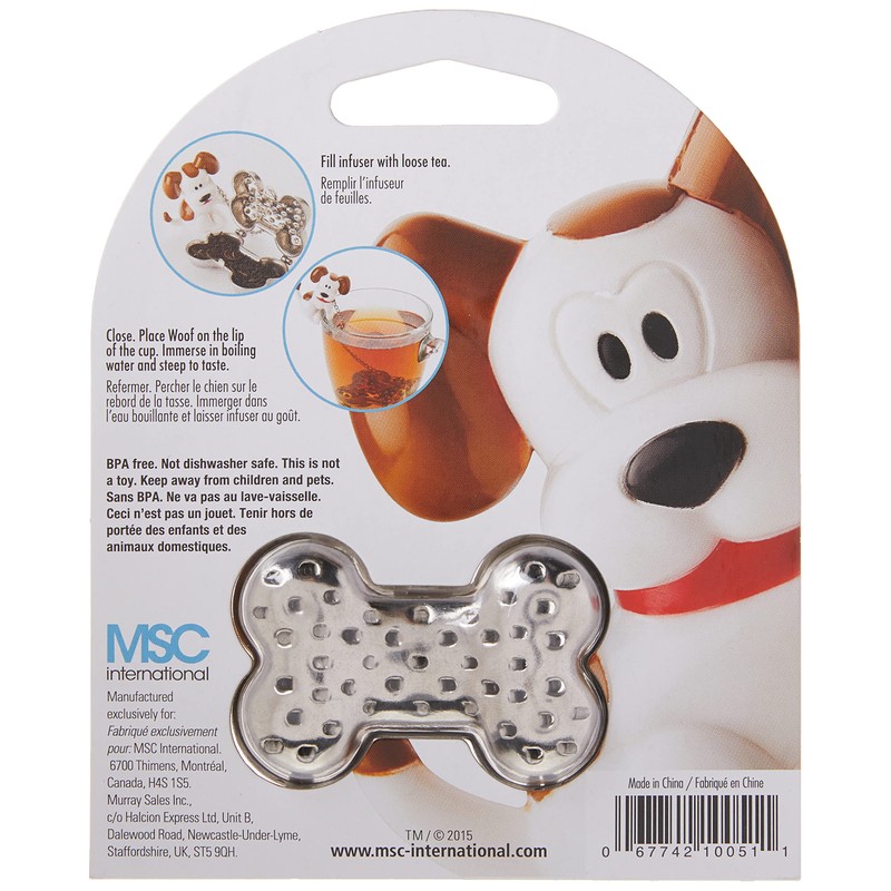 Joie Kitchen Gadgets Woof Dog Infuser, White, 10 x 6