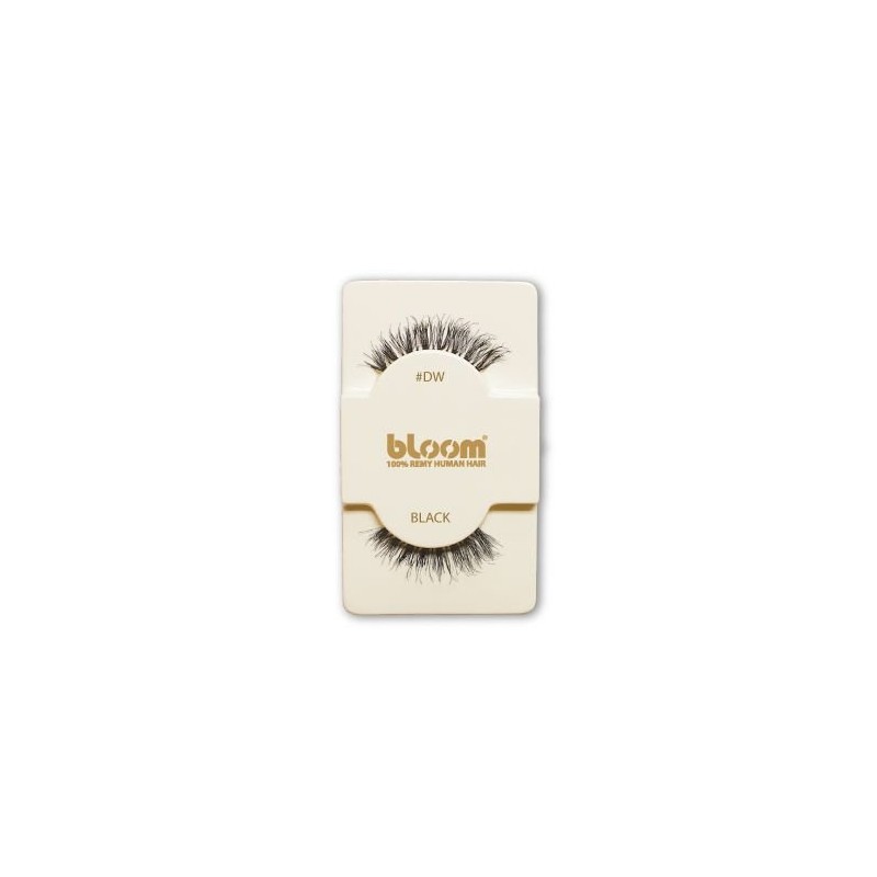 12 Pestañas de Cabello Natural Remy BLOOM modelo DWISPY