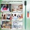 HOFASON Disposable Toothbrushes with Toothpaste 200 Pack, Travel Bulk Toothpaste