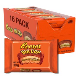 Reese @@@ REESE'S Big Cup Peanut Butter Milk Chocolate 1.4 Ounce, 16 Count