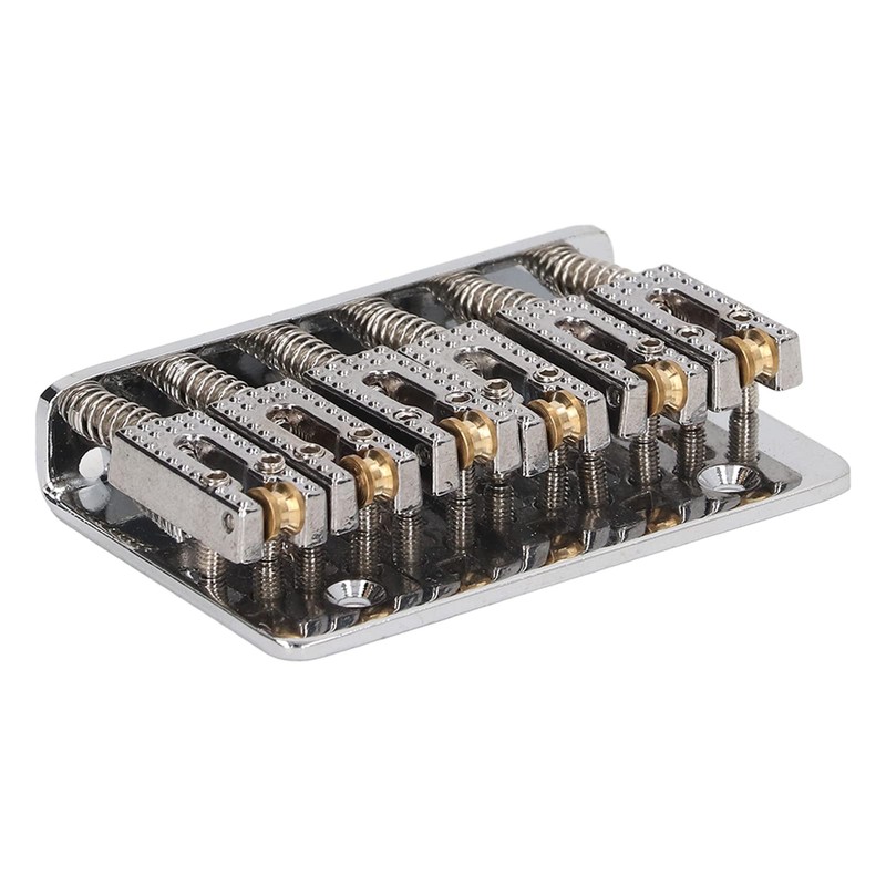 Electric Guitar Bridge, Comfortable Touch Standard Size Iron Copper Top