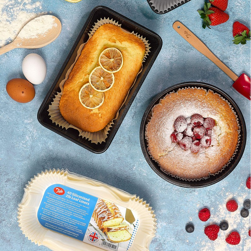 Tala Siliconised 2LB Loaf Liners, Reuseable, Beige