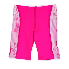 Tuga Girls Jammer Short, Made in USA (UPF 50+), Baya, 6/7 yrs (22-24")