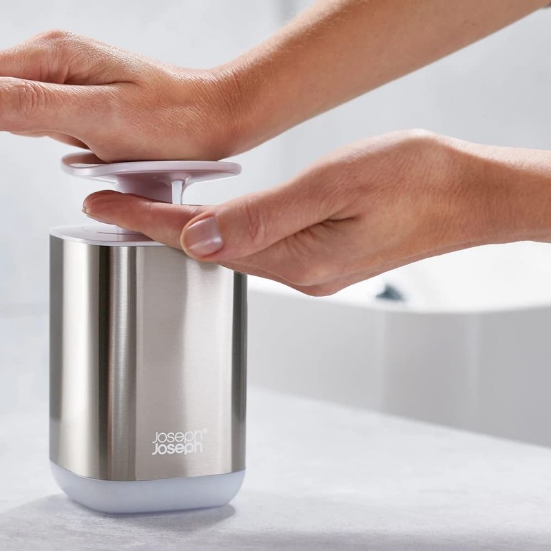 Joseph Joseph Presto Hygienic Bathroom Soap pump dispenser, refillable –