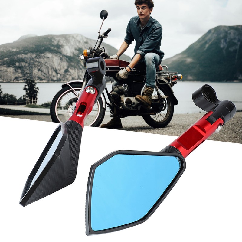 Rear View Side Mirrors Durable Aluminum Alloy Motorcycle Side Mirrors