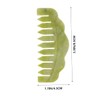 LALAFINA Gua Sha Hair Comb 2pcs Massage Comb Face Massage