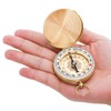 Tebery 2 Pack Classic Pocket Style Copper Clamshell Compass Waterproof