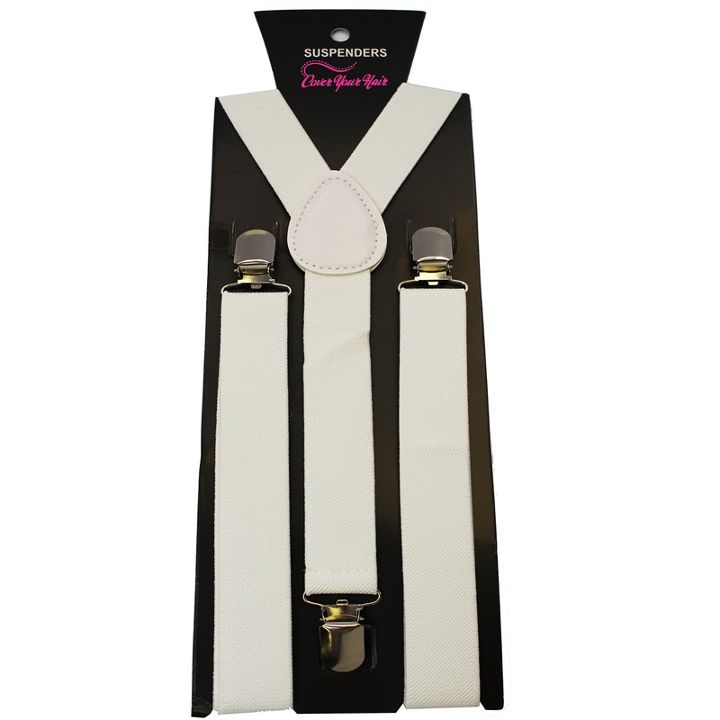 Coveryourhair Women's Solid Suspenders Stylish And Practical Solid Suspenders One