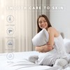 Elegant Comfort 4-Pack Cooling Viscose Satin Pillowcase Set with Hidden