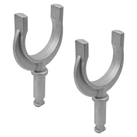 Tiardey 2 Pcs Boat Oar Lock Durable Marine Rowlock Horn Side Mount for Oars Rod and Fishing Rod Support Bracket for Sea Fishing Boating