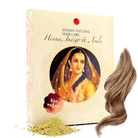 Henna, Indigo & Amla Powder - Light Brown Hair Dye - Fresh & Organic - 7oz - Indian Natural Hair Care