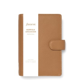 Filofax Personal Norfolk Organiser - almond