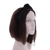 Beautiful Holiday Tulle Knot Headband With Sequins-Black