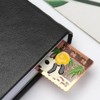Rose Gold Metal Ruler Hollow Brass Rulers Panda Metal Bookmarks