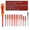 Mr.Gadget's Solutions 13-Piece VDE Insulated Screwdriver Set, 1000V Magnetic Tips,