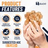 Tuauoe Wooden Brain Teaser Puzzles, 9pcs 3D Brain Teasers for