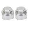 1 Pair Oxygen Sensor Weld Bung M18 X 1.5mm Notched