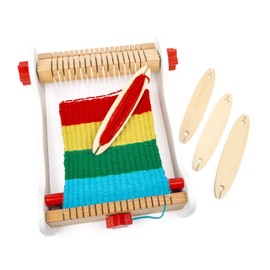 Small Foot 12042 Elsa Wooden Loom with Accessories and Detailed Instructions (may not be in English) for Children 4 Years and Over