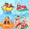 Jesir Fruta Piscina Flotadores, 3 Piezas de Inflables para Alberca