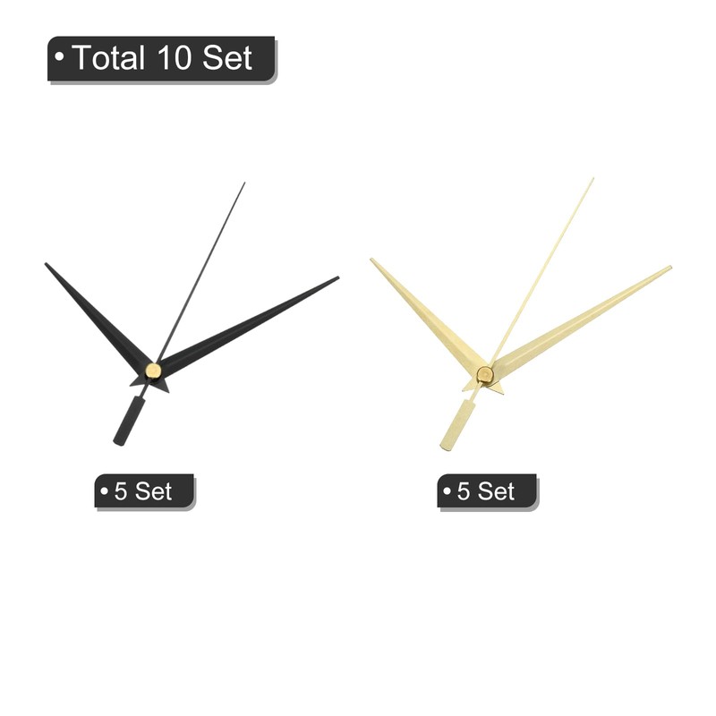 PATIKIL Replacement Clock Hands Kit, 10 Set Replacement Clock Hands