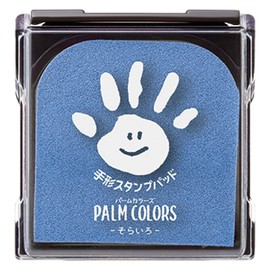 Shachihata HPS-A/H-LB PalmColors Hand Stamp Pad, Sky Blue