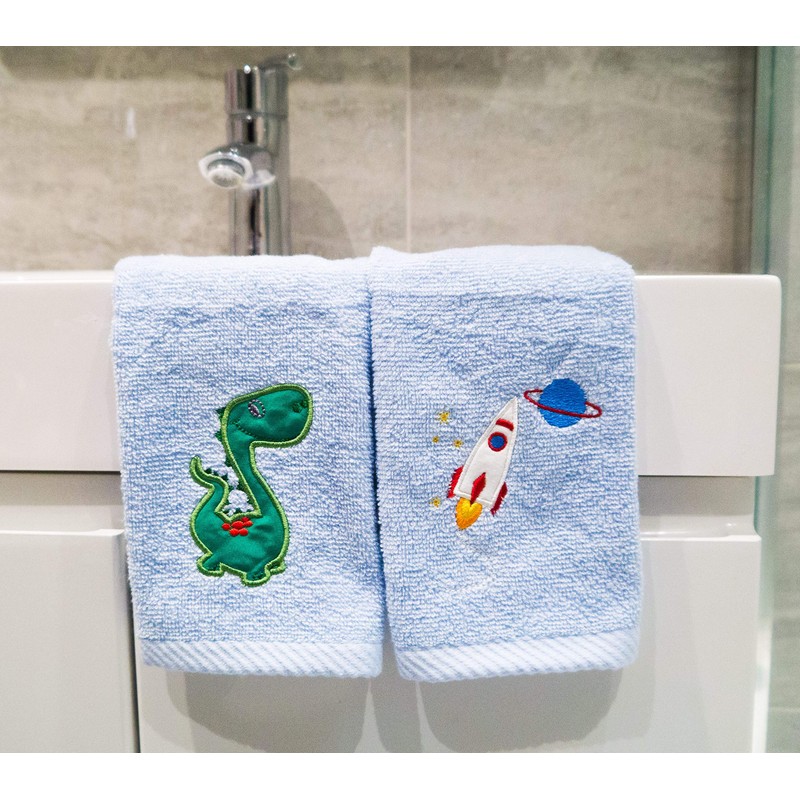 Lex's Linens Pack of 2 Kids Face Cloth (1 x