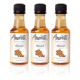 Amoretti Premium Almond Syrups 50ml 3 Pack