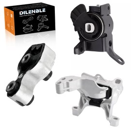 Engine Motor Mount & Trans Mount Replacement for 2014 2015 2016 2017 2018 Mazda 3 2.0L; 2014 2015 2016 2017 Mazda 6 2.5L Auto Trans, Engine Mount Set of 3 Replaces OE# A4446 EM7325 GJL139060