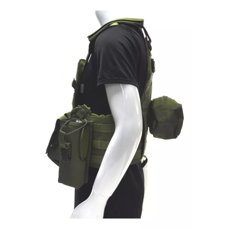 BOSSCO Chaleco Tactico Militar Paintball Airsoft Gotcha Policia