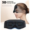 AHUIARGY Ice Silk Sleep Mask with Headphones, Sleep Headphones for