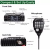Retevis RT95 Dual Band Mobile Radio, Dual Speaker Mobile Transceiver,