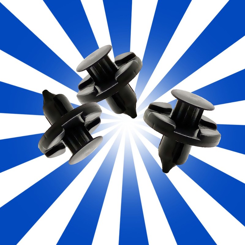 BRIIKPP Rivet Clips Fasteners Retainer Clips 0.3 inch (8 mm)