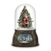 The San Francisco Music Box Company Musical Santa W/Tree Snow