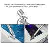 TINGZHIGO 2 Bimini Top Deck Hinges and 2 Eye End