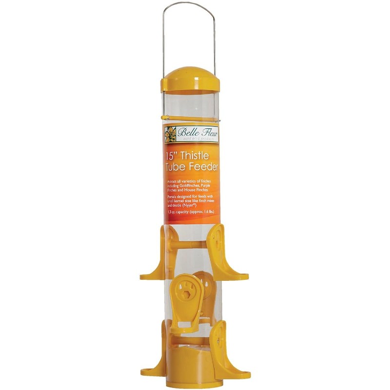 Stokes Select Thistle Tube Bird Feeder with Six Feeding Ports,