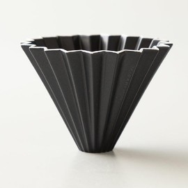 New Color Matte Finish ORIGAMI Origami Dripper with Box and Engraved *Holder Sold Separately (Matte Black (MAT BLACK), M size)