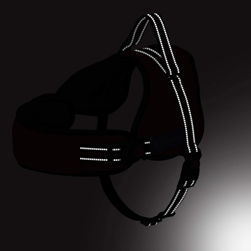 PETLOFT Dog Harness, Adjustable Soft Leash Padded No Pull Dog