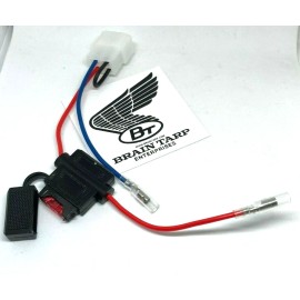 Brain Tarp Honda 1972-73 CT70 Battery Harness Pigtail Blade Fuse Holder Bullet Term K1 K2