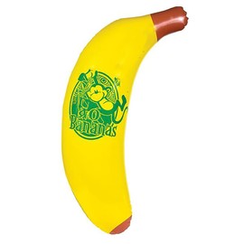 The Dreidel Company Jumbo Banana Inflate, Grand Raffle Prizes, Pool & Beach Activities, Party Decorations, 48" Tall (Single)